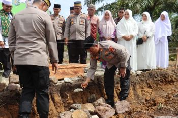 Polres Pasaman Barat bangun musala di momen Maulid Nabi