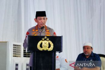 Kapolri serukan persatuan dan kesatuan di tengah perayaan Maulid Nabi