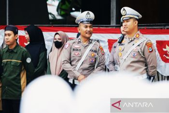 Polresta Banjarmasin ajak santri pondok pesantren taat berlalu lintas