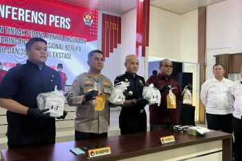 Polres Inhil gagalkan penyelundupan tiga Kilogram sabu jaringan internasional