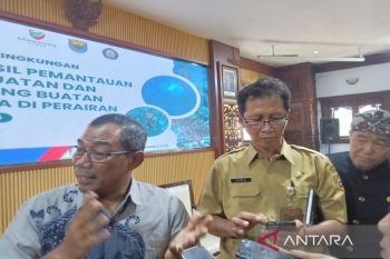 Terumbu karang buatan berbahan FABA PLTU Batang ditumbuhi Karang