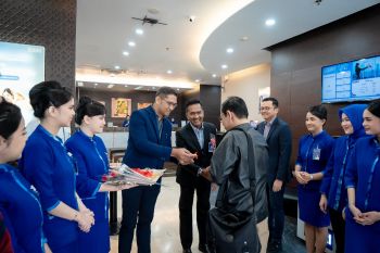 Peringati Hari Pelanggan Nasional, RCEO BRI Region 4 Palembang sapa nasabah di Palembang