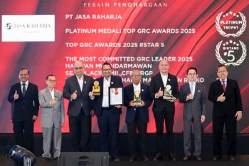 Jasa Raharja raih Platinum Medali, konsisten tata kelola yang baik