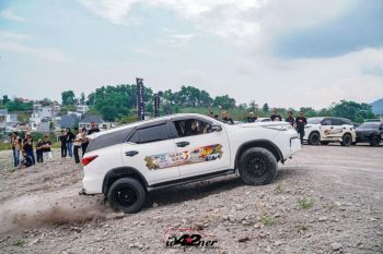 Toyota Fortuner Club ramaikan perayaan hari jadi ke-8 "chapter" di Bandarlampung