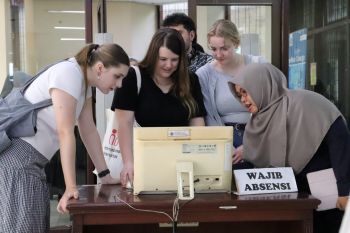 Mahasiswa Australia kunjungi FISIP Unila dalam Program Cultural and Study Visit 2025