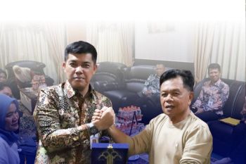Kakanwil Kemenkum Riau Rudy Hendra Audiensi dengan Bupati Meranti