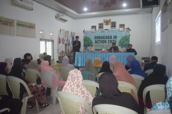 Himagara Unila pengabdian di desa untuk penguatan pascabencana