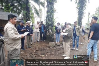Kantor Pertanahan Pasaman dampingi pengadilan dalam pemeriksaan tanah di Nagari Ladang Panjang, Kecamatan Tigo Nagari