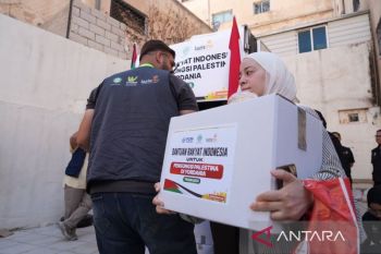 Muhammadiyah menyalurkan bantuan ke pengungsi Palestina di Yordania