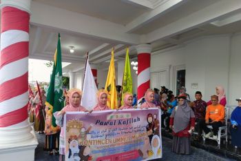 Ribuan santri ikuti Kemah Tahfidz dan Nahasa VIII di Sidrap