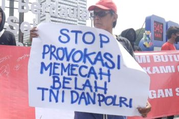 Aktivis imbau masyarakat waspada isu provokatif seperti keretakan TNI-Polri