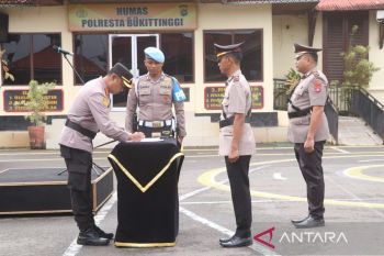 Kasat Intel berganti, ini pesan Kapolresta Bukittinggi