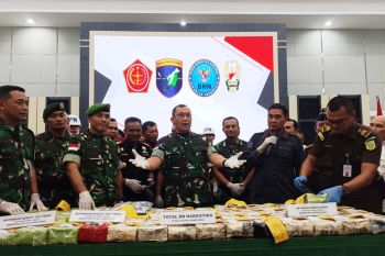 Pangdam XII/Tpr limpahkan 63,6 kg sabu kepada BNN Kalbar