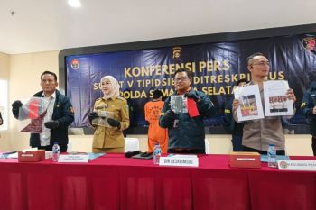 Polda Sumsel tangkap  pelaku ujaran kebencian dari medsos
