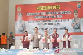 Polda Kalsel ungkap penyelundupan 51 kilogram sabu-sabu asal Malaysia