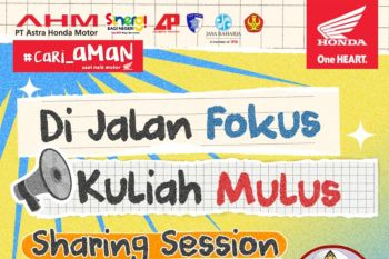 Honda Sulteng hadirkan seminar safety riding: di jalan fokus, kuliah tetap lancar