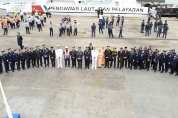 Upacara Peringatan Harhubnas dan Marpolex digelar di Pelabuhan Panjang