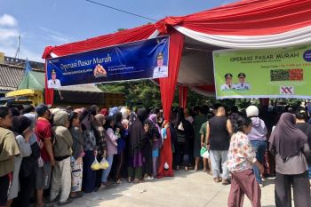 Pemprov Sumsel jalankan program operasi  pasar murah tekan laju inflasi