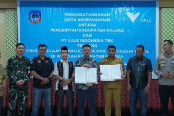 PT Vale dan Pemkab Kolaka kerjasama pemberdayaan tenaga kerja lokal