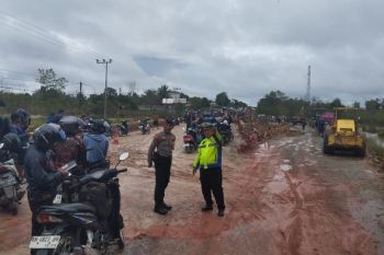 Polres Katingan siapkan rute alternatif pengguna Jalan Trans Kalimantan