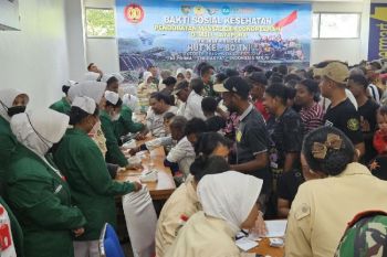 Kodam XVII/Cenderawasih gelar pengobatan di Jayapura jelang HUT ke-80 TNI