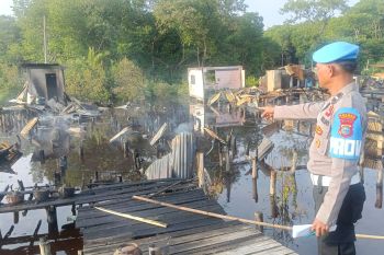 Enam rumah ludes terbakar di Bukit Batu Bengkalis, Kerugian capai ratusan juta