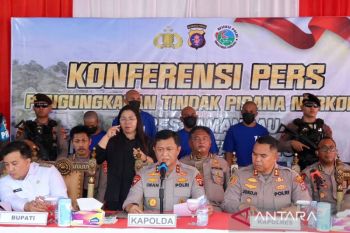 Polda Kalteng gagalkan penyelundupan 46,7 kg sabu jaringan Malaysia-RI