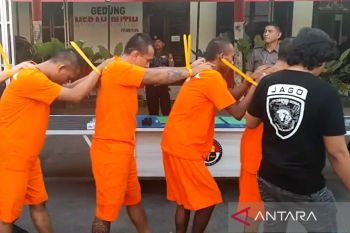 Polisi tahan tersangka pelaku tambang ilegal di Tangkebajeng Gowa