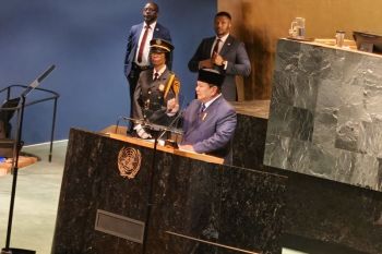 Prabowo urges global unity in first UN General Assembly address