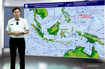 BMKG prakirakan mayoritas wilayah Indonesia diguyur hujan hari ini