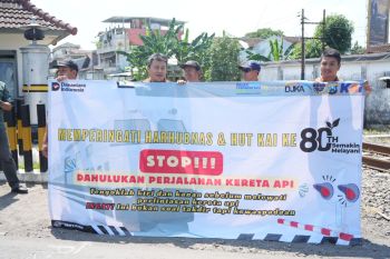 Daop 9 Jember tekan angka kecelakaan di 122 perlintasan tak terjaga