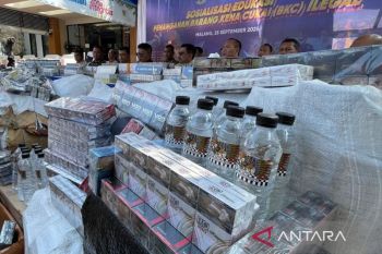 Bea Cukai Jatim II musnahkan 7,11 juta batang rokok ilegal dan minuman alkohol