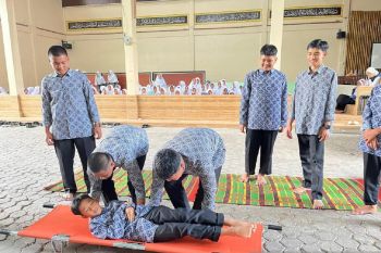 KSB Sigando Padang Panjang sosialisasikan mitigasi bencana bagi santri MTsS Tawalib Gunung