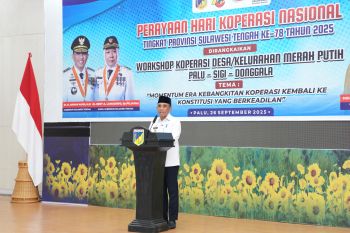 Pemprov Sulteng tegaskan koperasi jadi momentum kebangkitan Indonesia