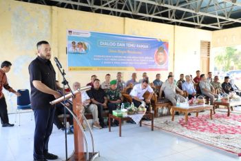 Rencana penataan kampung nelayan merah putih, Wali Kota Fadly Amran berdialog dengan masyarakat PPI Muaro Anai