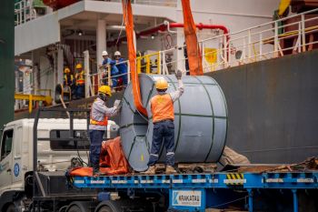 Krakatau Steel ekspor 54.247 ton cold rolled coil (CRC) ke Spanyol