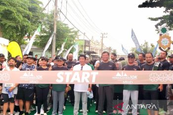 Ribuan peserta antusias ikut lari Pangkalan Bun 10K