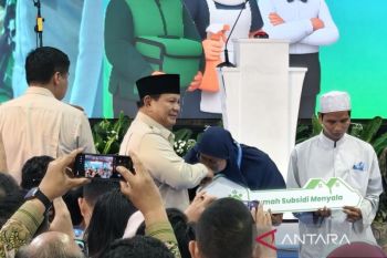 Prabowo sets three mln home target, touts housing as growth driver