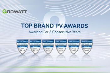 Growatt Secures EUPD Research Top Brand PV Award for 8th Consecutive Year