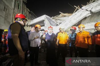 East Java: Search continues for 38 missing after school collapse
