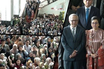 'Bahasa Kalbu&rsquo; iringi perpisahan Sri Mulyani dengan pegawai Kemenkeu