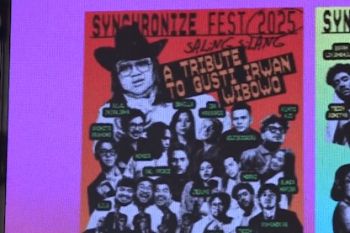 Tribute to Gustiwiw dihadirkan saat gelaran Synchronize Fest 2025
