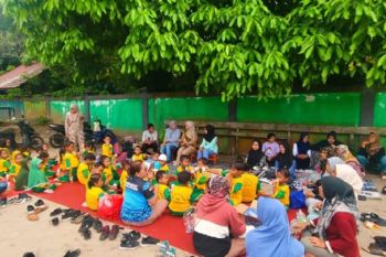 Perpustakaan Pandawa Kalampangan tingkatkan literasi anak lewat Kelas Dongeng