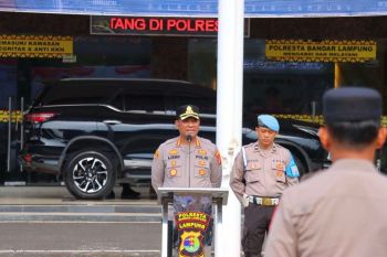 Kapolresta Bandarlampung ingatkan seluruh personel tak berperilaku hedonisme