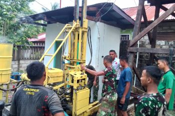 Korem 172 PWY dan Yonif TP 815/WGT bangun sumur bor di Buper Waena