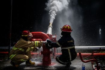 Kilang minyak Pertamina meledak, Polres Dumai gerak cepat amankan warga dan obvitnas