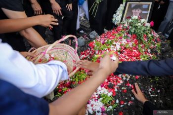 Pemakaman atlet gimnastik Naufal Takdir Al Bari