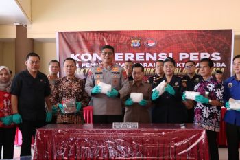 Polda Kaltara Musnahkan 3,9 Kilogram Sabu