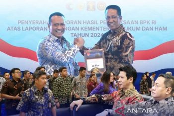 Kemenkum Riau Ikuti Penyerahan LHP BPK RI Tahun 2024