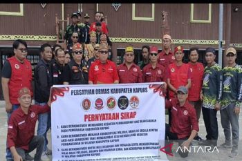 Penataan area Bukit Ngelangkang di Kapuas mendapat dukungan dari Ormas
